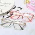 thumbnail image 3 of Vintage Clear Crystal Glasses Metal Full Frame Women Fashion Eyewear Clear Lens Transparent Eyeglasses, 3 of 6