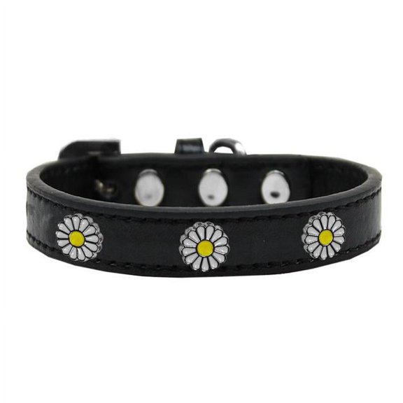 Dog, Puppy and Pet Widget Fashion Collar, "White Daisies"