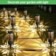 thumbnail image 2 of Luces solares para jardín al aire libre, 6 piezas de linterna solar para decoración de jardín con luz blanca cálida, IP65 impermeable, luz solar para exteriores, encendido y apagado automático para, 2 of 8