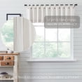 thumbnail image 2 of VHC Brands Stitched Burlap Curtain Valance, White, 16x91, 2 of 5