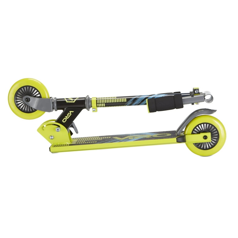Viro Rides VR 240 Soundtrack Unisex Kick Scooter with Portable Wireless Speaker Yellow For Kids Ages 8 13 Years Old
