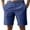 Navy, variant on Dagugfen Shorts for Men Straight Leg Button Fitted Casual Lightweight Walking Camping Vocation Shorts