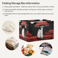 thumbnail image 5 of 1-Pack Square Closet Organizers with Handles Open Basket Bins Ghost Standing under A Mushroom Storage Basket for Home Office, 5 of 8