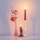 thumbnail image 2 of Juego de candelabros de madera para mesa, candelabros de pilar, candelabros para velas de mesa, decoración para el hogar., 2 of 7
