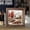 A, variant on Hangs Farmhouse Canvas Wall Art Red Old Tractor Picture for Kitchen and Living Spaces Decorative Print with Sunflowers and Country Charm