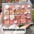 thumbnail image 2 of Paleta de sombras de ojos perladas, sombras de ojos con purpurina, colores tierra, paleta de sombras de ojos brillantes, pigmentos de maquillaje, cosmética natural, envío gratuito, 2 of 6