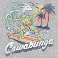 thumbnail image 2 of Women's Teenage Mutant Ninja Turtles Retro Cowabunga Michelangelo  Graphic T-Shirt, 2 of 3