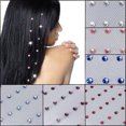 thumbnail image 2 of Flmtop 48 Pcs Girls Hair Decor Rhinestone Jewels Fashion Hair Extension Straightener Adorn, 2 of 10