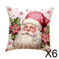thumbnail image 1 of Fundas de almohadas,Fundas de almohadas navideñas Navidad de invierno,Funda de cojín navideña Patrón de ,Funda de almohada decorativa Decoraciones navideñas,Tiro interior para, 1 of 8
