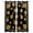 Black, variant on Yellow Summer Floral Kitchen Curtains Pastoral Daisy Botanical Cute Cafe Short Curtains for Bathroom Blackout Window Curtain Small Window Treatment Tier Drapes for Bedroom Living Room 27.5"x39"x2