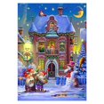 thumbnail image 2 of Holiday Ornaments 5d Diy Snow Christmas Diamond Painting Kit Home Decoration Frameless N07959, 2 of 4