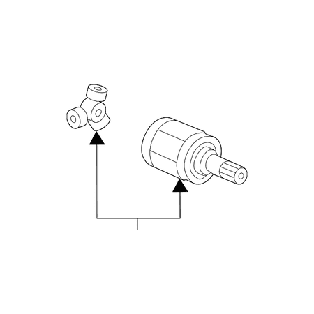 Genuine OE Acura Inner Joint - 44310-TR0-J11