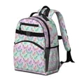 thumbnail image 2 of White Cow Scarf Pattern Backpack for School,Cute School Bag,Schoolbag with Adjustable Shoulder Straps & Padded Back,15.25"x11.5"x5.25", 2 of 5