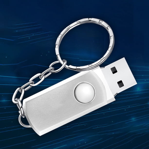 Unidad flash de metal Disco U USB 2.0 de alta velocidad para computadora/coche/teléfono móvil (128 GB)