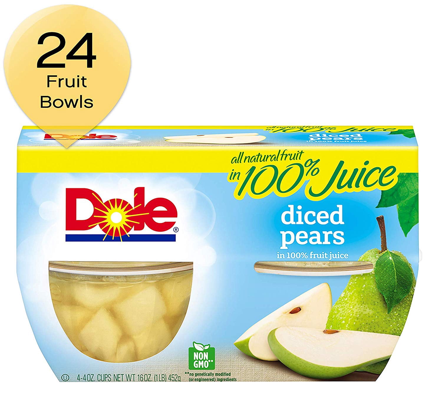 DOLE DICED PEARS NUTRITION FACTS intelligence overview