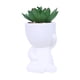 thumbnail image 1 of Maceta Moderna Para Plantas Suculentas Maceta De Cerámica Miniatura Se Puede Utilizar Como Decoración Para Jardinería Doméstica Y Escritorio, 1 of 6