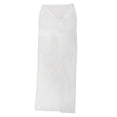 thumbnail image 4 of PEASKJP Bikini Cover Ups Robe Mini au Crochet Col en V Tenue de Plage Manches Courtes Été 2024, Blanc P, 4 of 5