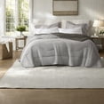 thumbnail image 6 of Luxury Reversible TENCEL Bedding Sets Oversized King/Cal King Comforter Gray, 6 of 10