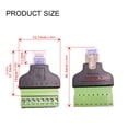 thumbnail image 5 of Networking Adapters RJ45 Plugs to 8 Position Screw Terminals for PC Laptop Routers, 5 of 7