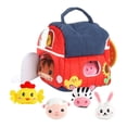 thumbnail image 2 of LeeQinersw Farm Animals Toys Baby Soft Toy Easy to Grab Portable Early Learning Toy Plushie 18x15x22cm, 2 of 9