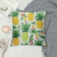 thumbnail image 2 of ARISTURING  Cartoon Pineapples Throw Pillow Covers Square Cushion Case Modern Home Decor Pillow Covers Decorative Pillowcase for Sofa Couch Bed Bedroom Living Room Pillow Cases, 2 of 5