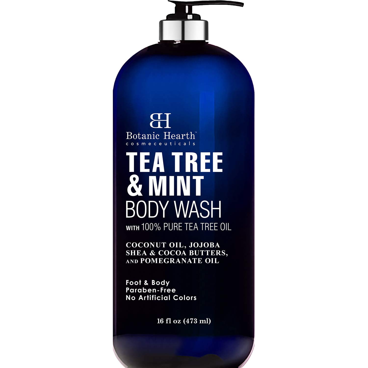 Tea Tree Oil Body Wash with Mint Paraben Free, Helps Fight Body Odor