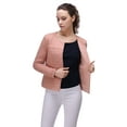 thumbnail image 2 of Richie House Women's Thin Solid Quilted Jacket Rh2020-a-l-fba, 2 of 7