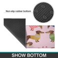 thumbnail image 6 of Colorful Funny Dachshund Kitchen Rugs Sets Of 2,Anti Fatigue Kitchen Mat Rugs Non Slip Washable,Decorative Kitchen Floor Mats for Kitchen,Sink,Laundry,17"x30"+17"x47", 6 of 7