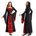 thumbnail image 3 of FASHOFT Witch Women Halloween 2026 Bat Sleeve Dress Vampire Renaissance Adult Gothic Dresses, 3 of 9