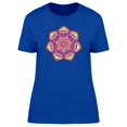thumbnail image 1 of Floral Mandala Comic Style Tee Women's -Image by Shutterstock, 1 of 1