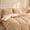 Brown, variant on Ultra Soft Reversible Plush Comforter, Thick Warm Fluffy Bedding Comforter for Winter, Cozy Textured Bed Comforter Twin Size Gray
