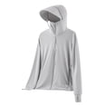 thumbnail image 2 of UPF 50+ Sun Hoodies for Men Lightweight Detachable Hood Long Sleeve Zip Up Jacket with Pocket Outerwear Fishing Hoodie, 2 of 7