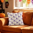 thumbnail image 5 of Halloween Pillow Covers 18x18 Fall Thanksgiving Pumpkin Throw Pillow Cases, Flocked Decorative Couch Pillow Covers for Sofa Living Room, Soft Corduroy Fall Decor by OVFUIZ, 5 of 7