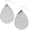 Classic - Silver, variant on Gold Dangle Earrings For Women - Lightweight Teardrop Filigree Leaf Dangles