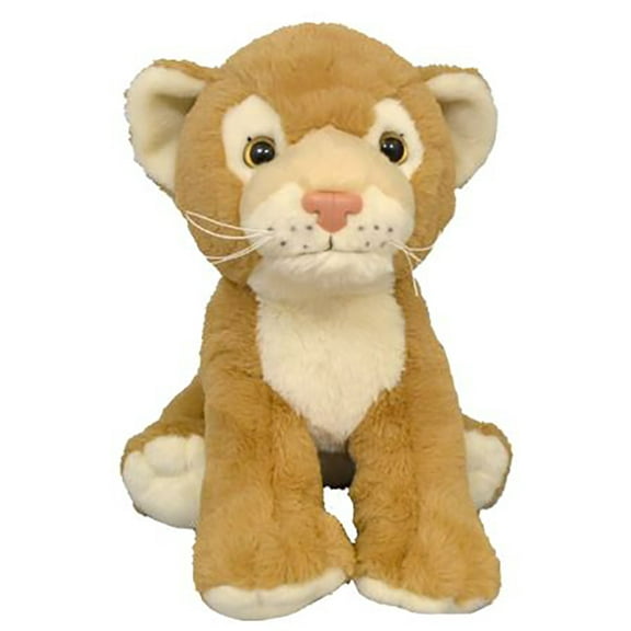 New Cuddly Soft 16 inch Stuffed Delilah the Lion. We Stuff 'em. You Love 'em!