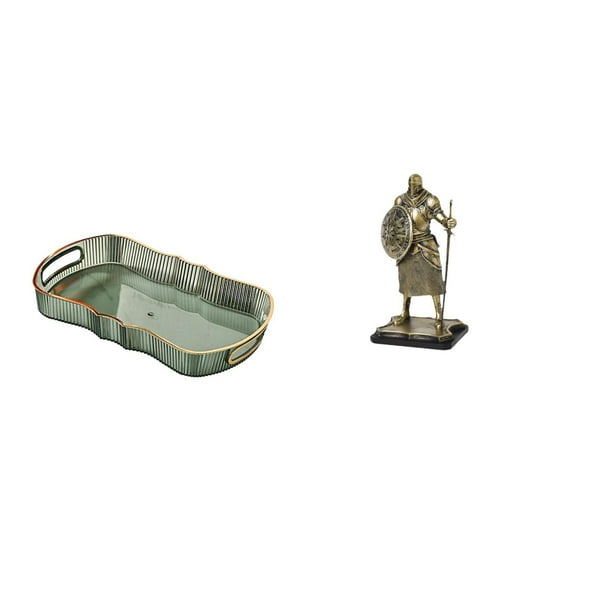 Bandeja de almacenamiento,Bandeja rectangular para servir,bandeja para postres y frutas de cocina,Figura de escritorio,Estatua de