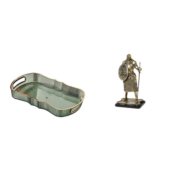 Bandeja de almacenamiento,Bandeja rectangular para servir,bandeja para postres y frutas de cocina,Figura de escritorio,Estatua de
