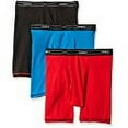 thumbnail image 4 of Hanes Men's 3-Pack X-Temp Comfort Cool Dyed Boxer Brief, Assorted, XX-Large, 4 of 4