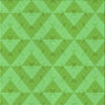thumbnail image 1 of Ahgly Tapis d'Intérieur Lavable en Machine Carré Transitionnel Vert Émeraude, 5 Pieds Carré, 1 of 7