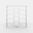 thumbnail image 4 of Ada Home Decor Multiple Tier Open Shelf Bookcase, 14- Cube Storage, White, 4 of 7