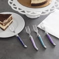 thumbnail image 5 of French Home Set of 4 Cake Forks - Plum Rose, 5 of 5