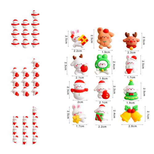 10Pcs Resin Charms Cartoon Vivid Appearance DIY Bunny Charm Phone Case Refrigerator Magnet Accessories for Kids