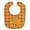 Orange Face, variant on Lime Face Baby Bib