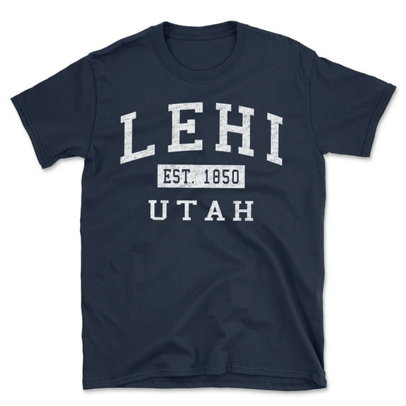 Lehi Utah Classic Established Men's Cotton T-Shirt