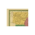 thumbnail image 4 of Historic State Map - Alabama Mississippi Louisiana Arkansas - Grigg 1830 - Vintage Wall Art, 4 of 4