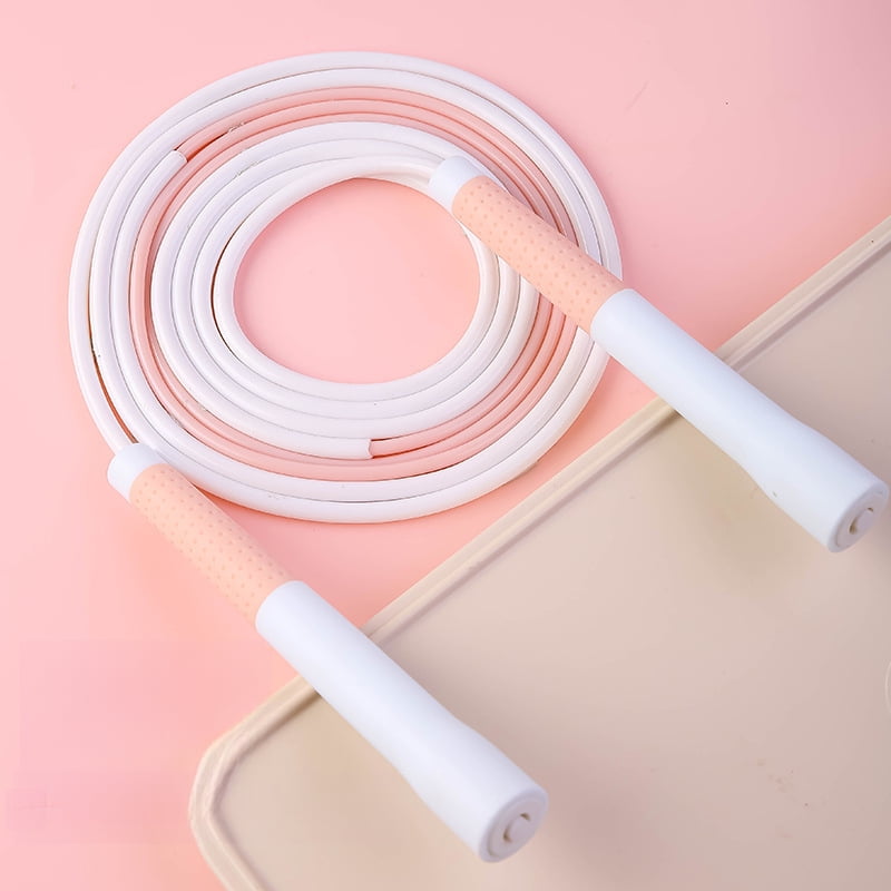 Kids Racing Jump Rope Student Sports Equipment Silicone Jump Rope Comfortable Anti-Slip Handle Fitness Training Rope for Children