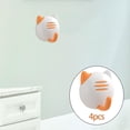 thumbnail image 4 of 4 ganchos decorativos para toallas de baño, llaveros multiusos, para batas Naranja, 4 of 7