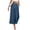 AC03_Navy, variant on Lumtrix Casual Capri Pants for Women High Waisted Wide Leg Palazzo Lounge Boho Flowy Trousers with Pockets Light Blue L