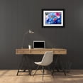 thumbnail image 3 of The Font Diva 32x25 Black Ornate Wood Framed with Double Matting Museum Art Print Titled - Deep Sea Galaxy, 3 of 4