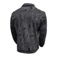 thumbnail image 4 of Long Sleeve Workout Top Men Solid Button Half Cardigan Flip Collar Leather Label, 4 of 8